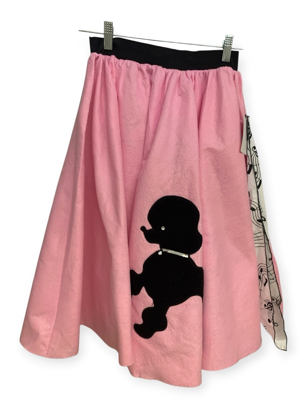 Pink Full Circle Poodle Skirt